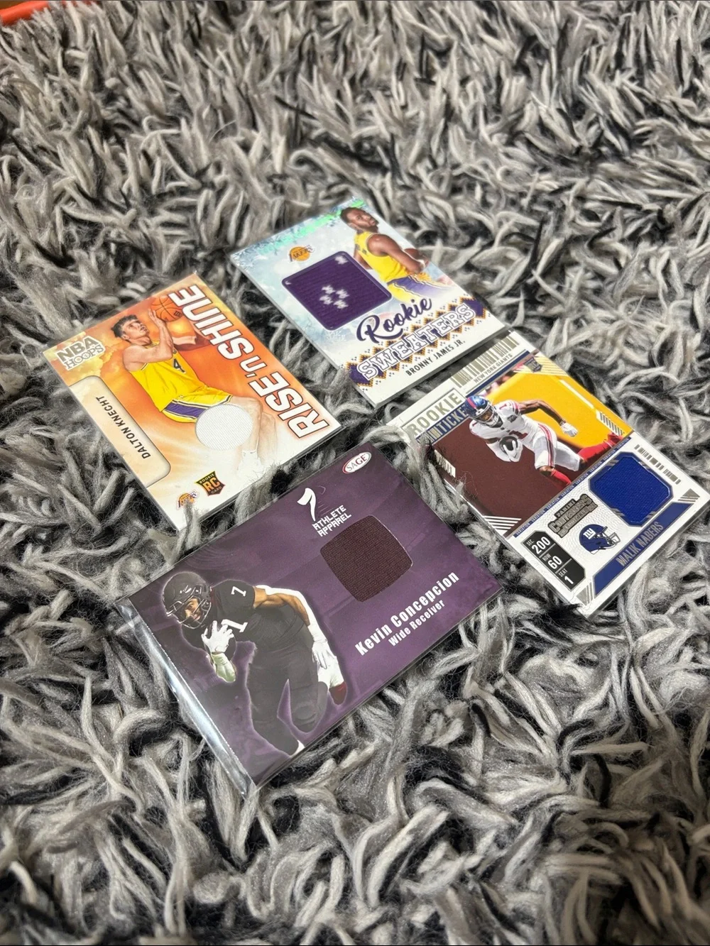 Patched Assorted Sports Cards-Basketball/Football